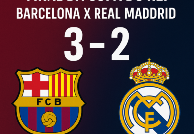 Final da Copa do Rei Barcelona x Real Madrid: Barça vence 3×2